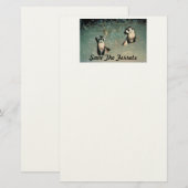 Sparen de fretten briefpapier (Voorkant / Achterkant)