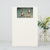 Sparen de fretten briefpapier (Staand voorkant)