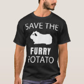 Sparen de Furry Potato Mountain Guinea Pig T-shirt (Voorkant)