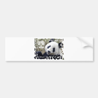 Sparen de Giant Panda Bumpersticker