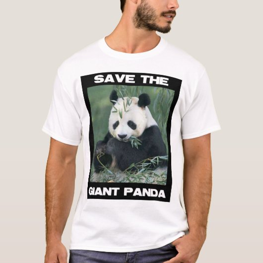 Sparen de Giant Panda T-shirt (Voorkant)