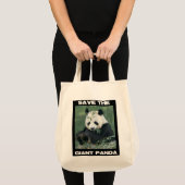 Sparen de Giant Panda Tote Bag (Voorkant (product))