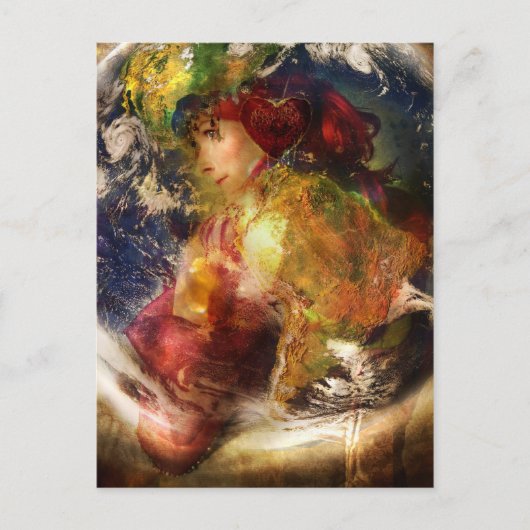 Sparen de Golf Briefkaart (Voorkant)