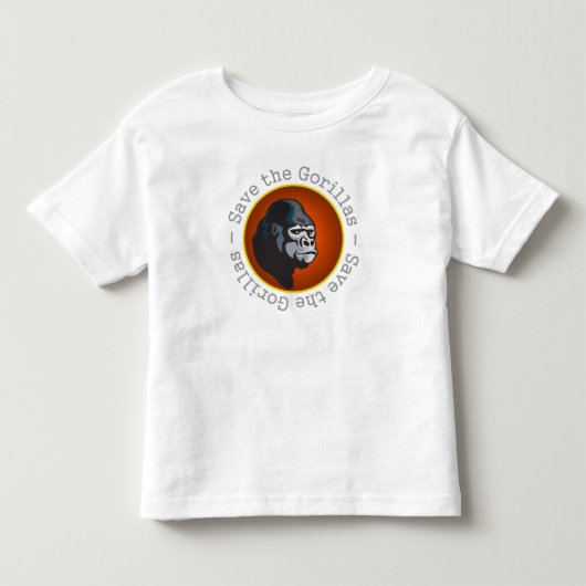 Sparen de Gorillas Kinder Shirts (Voorkant)
