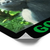 Sparen de Gorillas Poster (Hoek)