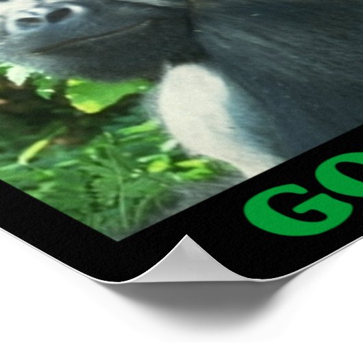 Sparen de Gorillas Poster (Hoek)