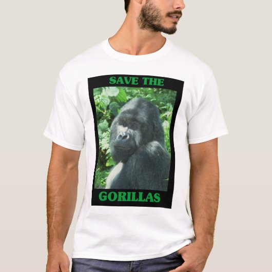 Sparen de Gorillas T-shirt (Voorkant)