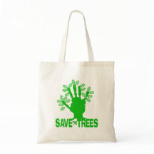 Sparen de Groene Bomen Eco Friendly zak