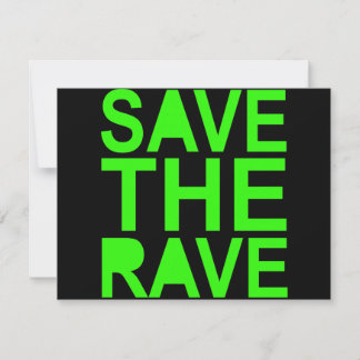 Sparen de groengroene NU RAVE van de Rang 80s scèn