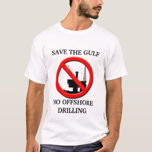 Sparen de Gulf NO Offshore Drilling Mannen T-shirt
