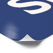 Sparen de haaien perfect poster (Hoek)