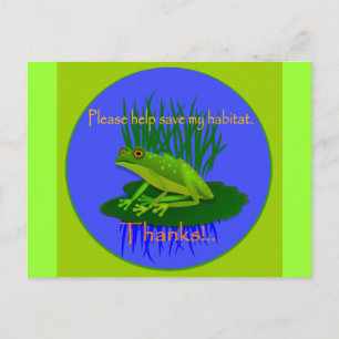 Sparen de habitat briefkaart