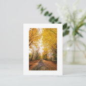 Sparen de Herfst van het Afbeelding van het Dates Aankondigingskaart (Staand voorkant)