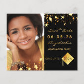 Sparen de het fotobegroting van de de graduatiedag flyer (Voorkant)