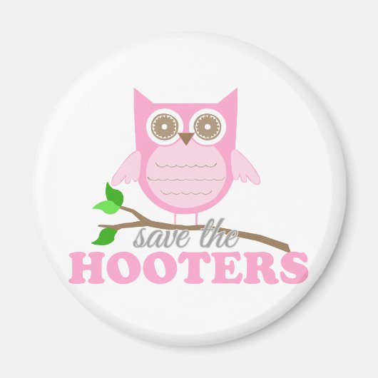 Sparen de Hooters Magneet (Voorkant)