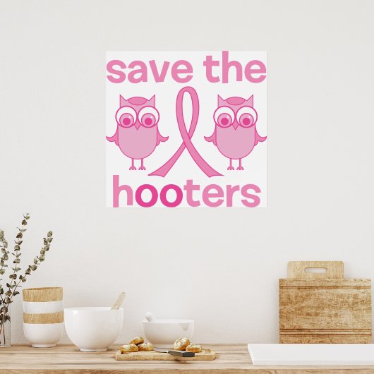 Sparen de Hooters Poster (Keuken)