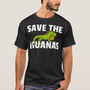 Sparen de Iguanas Reptile Gift Lizard Hunter T-shirt