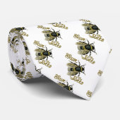 Sparen de  illustratie van Bijen Stropdas (Opgerold)