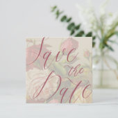 Sparen de Kaart van de Aankondiging van de Datum & (Staand voorkant)