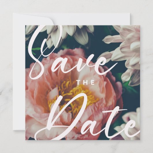 Sparen de Kaart van de Aankondiging van de Datum & (Voorkant)