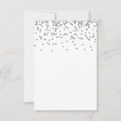 Sparen de Kaart van de Confetti van de Weddenschap (Achterkant)