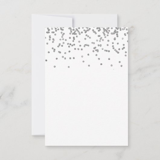 Sparen de Kaart van de Confetti van de Weddenschap (Achterkant)