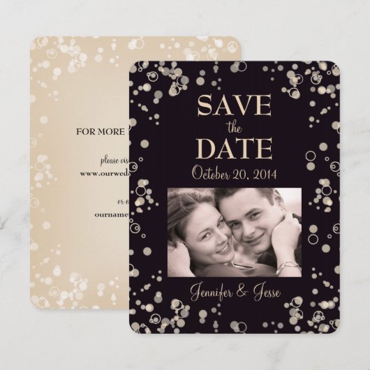 Sparen de Kaart van de Datum met Afbeelding - Cham (Voorkant / Achterkant)