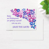 'Sparen de Kaart van de Datum', Roze en Blauwe Blo (Bureau)