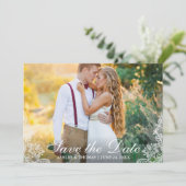 Sparen de Kaart van de Foto van het Verloving van  (Staand voorkant)