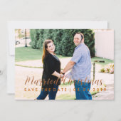  sparen de Kaart van de Kerstmis van de Datum (Voorkant)