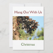 Sparen de Kaart van de Uitnodiging van de Kerst Bu (Voorkant)