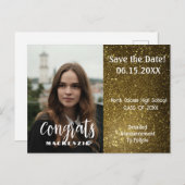 Sparen de Kaart van de Uitnodiging van de Partij v (Voorkant / Achterkant)