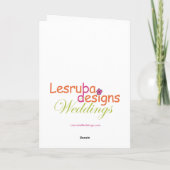 Sparen de Kaarten van de Datum van het huwelijk (Achterkant)