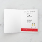 Sparen de Kaarten van de Datum van het huwelijk (Binnen)