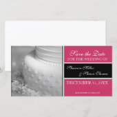 Sparen de Kaarten van de Foto van de Aankondiging  (Voorkant / Achterkant)