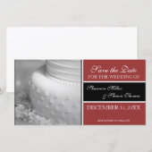 Sparen de Kaarten van de Foto van de Aankondiging  (Voorkant / Achterkant)