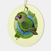 Sparen de Kakapo Keramisch Ornament (Links)