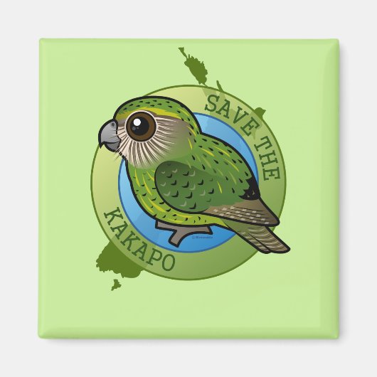 Sparen de Kakapo Magneet (Voorkant)