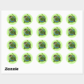 Sparen de Kakapo Ronde Sticker (Vel)
