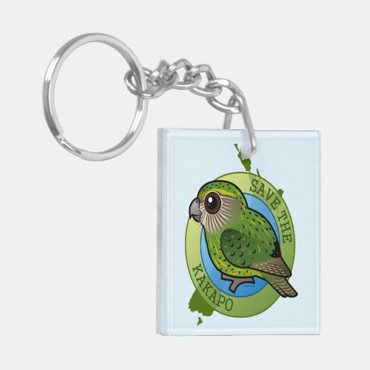 Sparen de Kakapo Sleutelhanger (Voorkant Links)