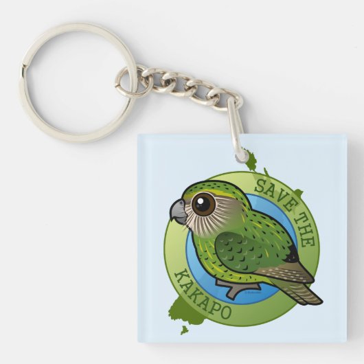 Sparen de Kakapo Sleutelhanger (Voorkant)