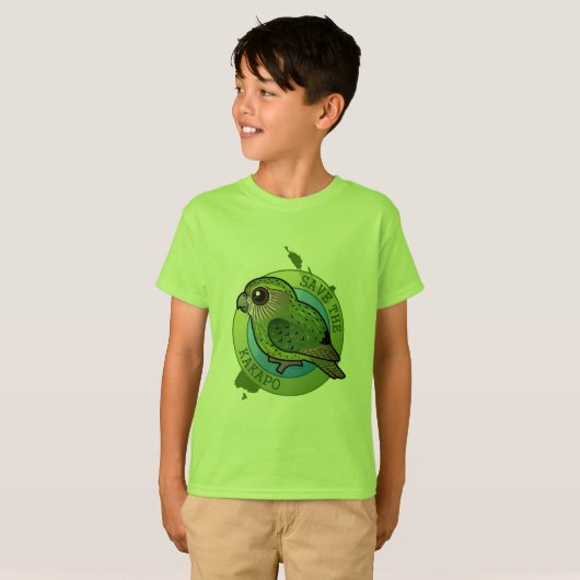 Sparen de Kakapo T-shirt (Voorkant volledig)