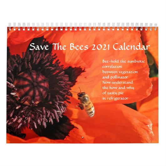 Sparen de Kalender van Bees door poetfoto (Hoes)