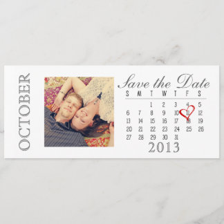 Sparen de Kalender van de Datum: oktober 2013 Save The Date