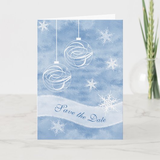 Sparen de Kerstkaart van de Datum Feestdagen Kaart (Voorkant)