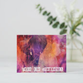 Sparen de Kleurrijke Digitale Kunst van de Grunge  Briefkaart (Staand voorkant)