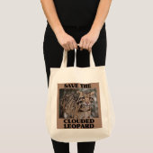 Sparen de Klouded Luipaard Tote Bag (Voorkant (product))