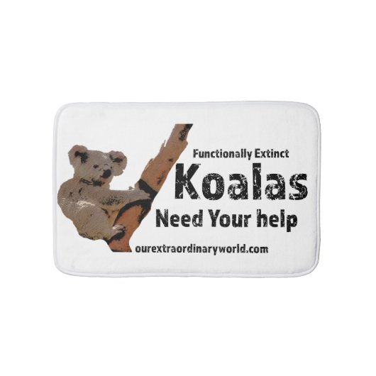 Sparen de Koalas Badmat (Voorkant)