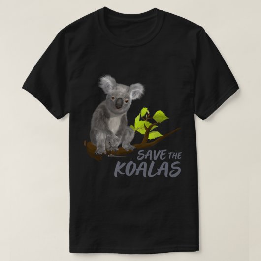 Sparen de Koalas - Dierenvriend - de Lover van het T-shirt (Design voorkant)