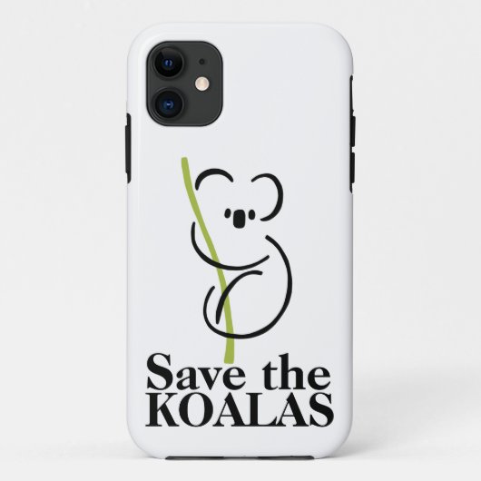 Sparen de Koalas iPhone kwestie Case-Mate iPhone Case (Achterkant)